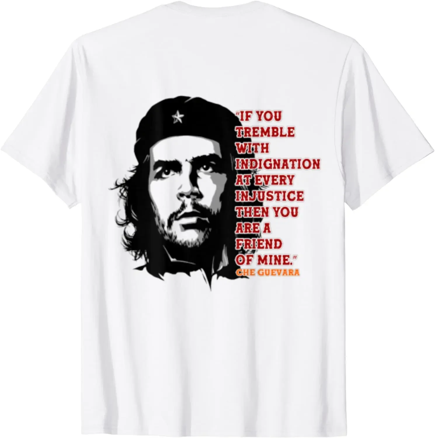 Che Guevara Shirt Rebel Cuban Shirt Guerrilla Revolution T-Shirt Casual Short Sleeve Men T Shirt Cool Oversized O-neck Tshirt