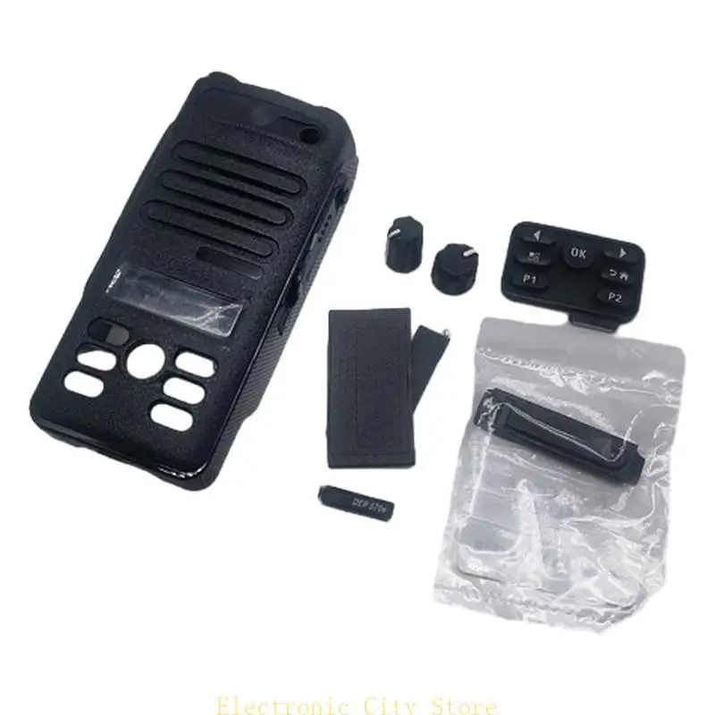

WalkieTalkie Housing Case, Front Cover Shell for DEP570e XiR P6620i DP2600e Radio WalkieTalkie Case Replacement Set HU8D