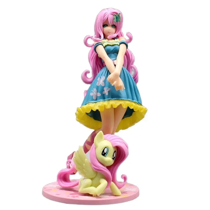 

TAKARA TOMY My Little Pony Hatsune Miku Fluttershy 7.5" Figure , Friendship is Magic Cartoon Movie Anime Model Garage Kit Doll