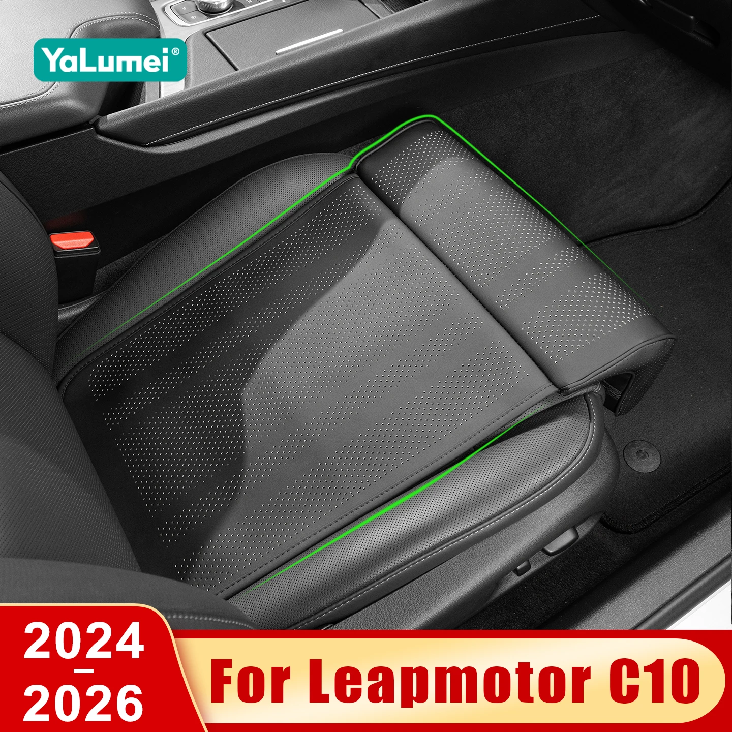 

For Leapmotor C10 2024 2025 2026 Car Seat Extender Cushion Memory Foam Auto Seat Leg Support Knee Pads