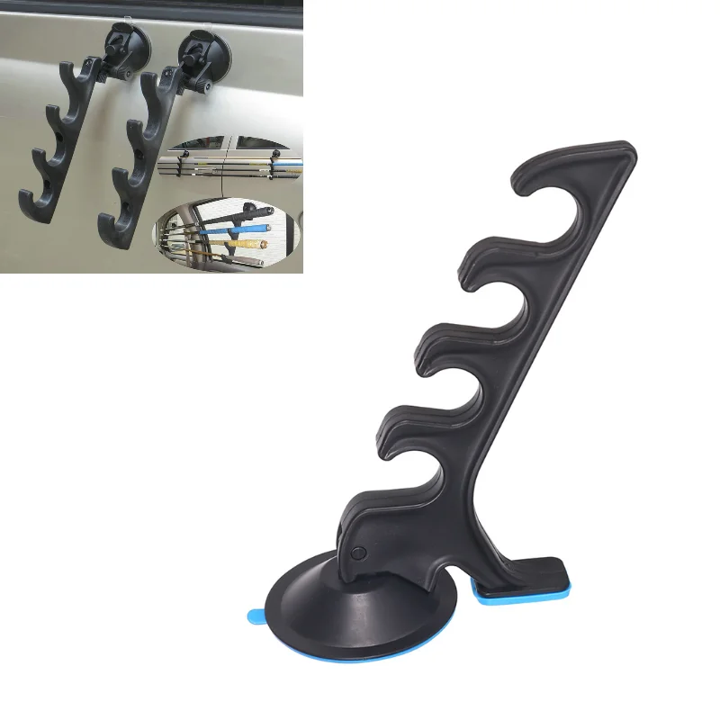 

1Pcs Fishing Rod Racks Car Fishing Rod Holder Wall Mount Fishing Pole Rack With Suction Cup Fish Tackle Tools