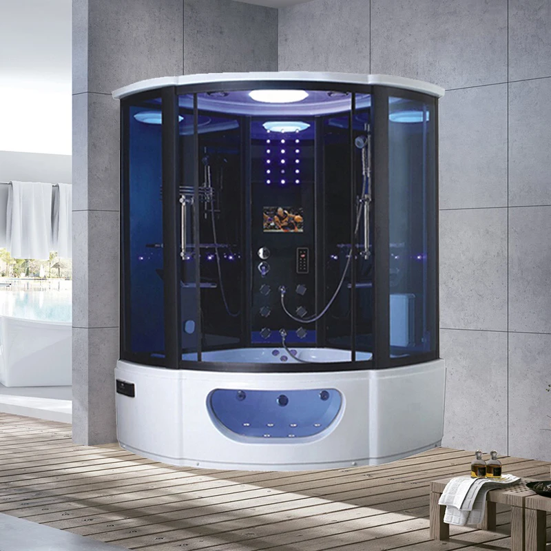 France Style Luxury Combination Big Sector Enclosed Sex Steam Bath Steam Shower Room 2 Person