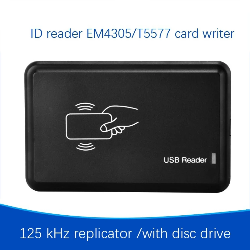 Contactless RFID Card Reader,125Khz USB ID Card Reader Configurable EM Proximity Sensor Smart Card For Access Control
