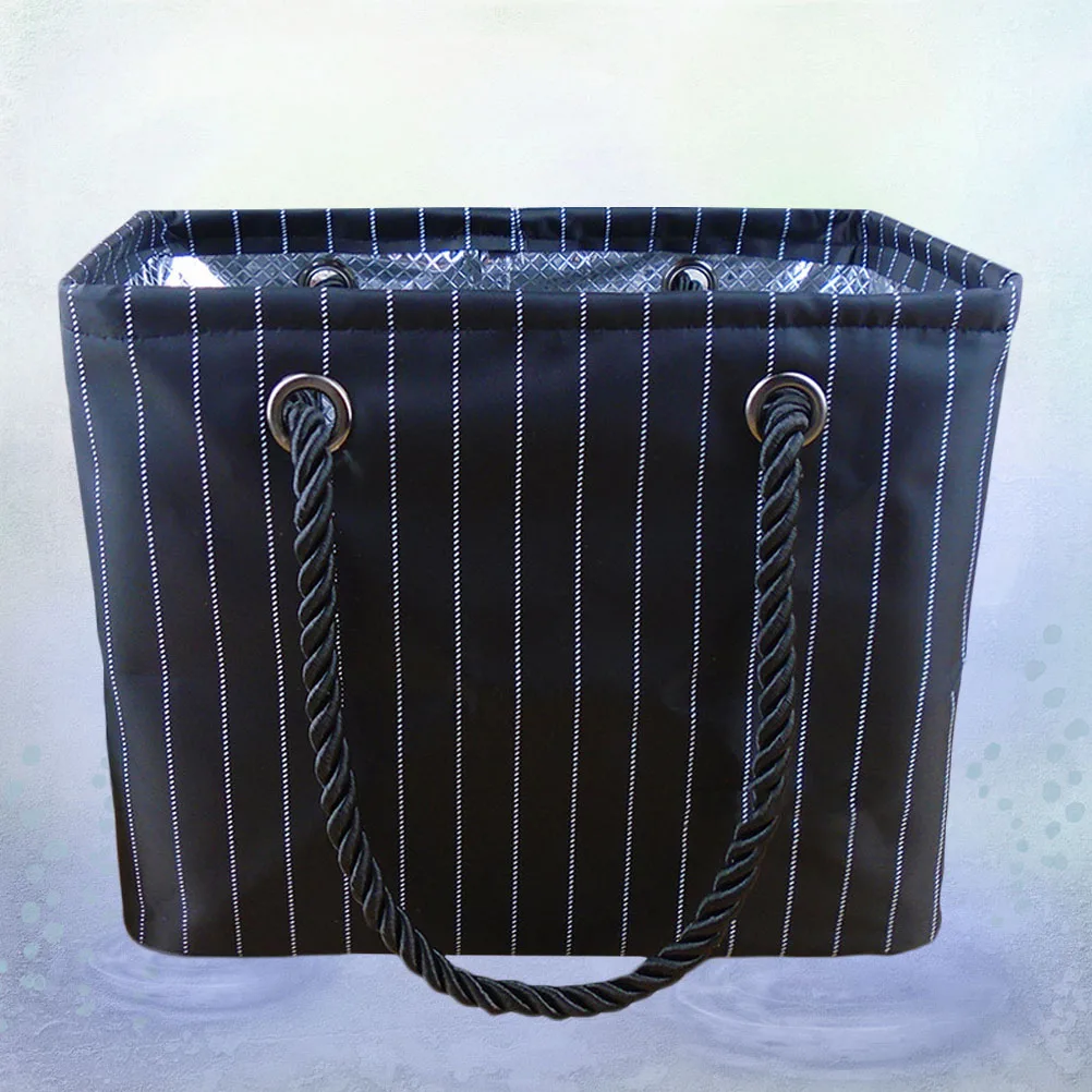 

Bath Shower Bag Folding Waterproof Portable Toiletry Basket Large Capacity Travel Organizer for Shampoo Conditioner Soap