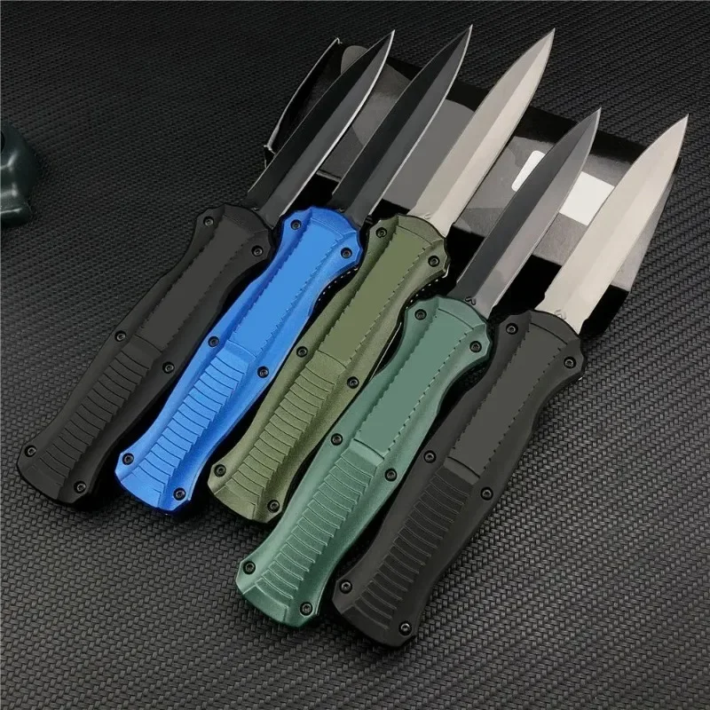 BM 3300 9-inch Folding Knife D2 Blade Aluminum Alloy Handles Pocket Camping Hiking Self-defense Multitool EDC Knives Tools