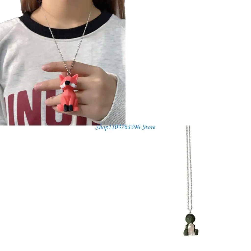 

Animal Necklace Portable Resin Jewelry For Festive Occasion Gift