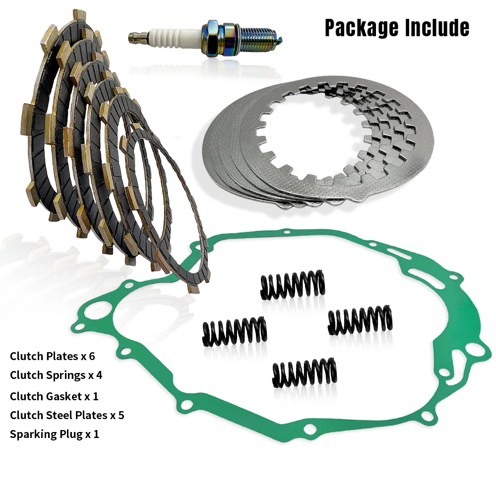 For Yamaha TTR225 1999 2000 2001 2002 2003 2004 TTR230 2005-2023 XT225 Clutch Kit Heavy Duty Springs & Cover Gasket