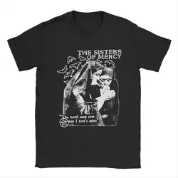 Men's The Sisters Of Mercy Night T Shirt Pure Cotton Clothes Novelty Short Sleeve O Neck Tee Shirt Plus Size T-Shirt