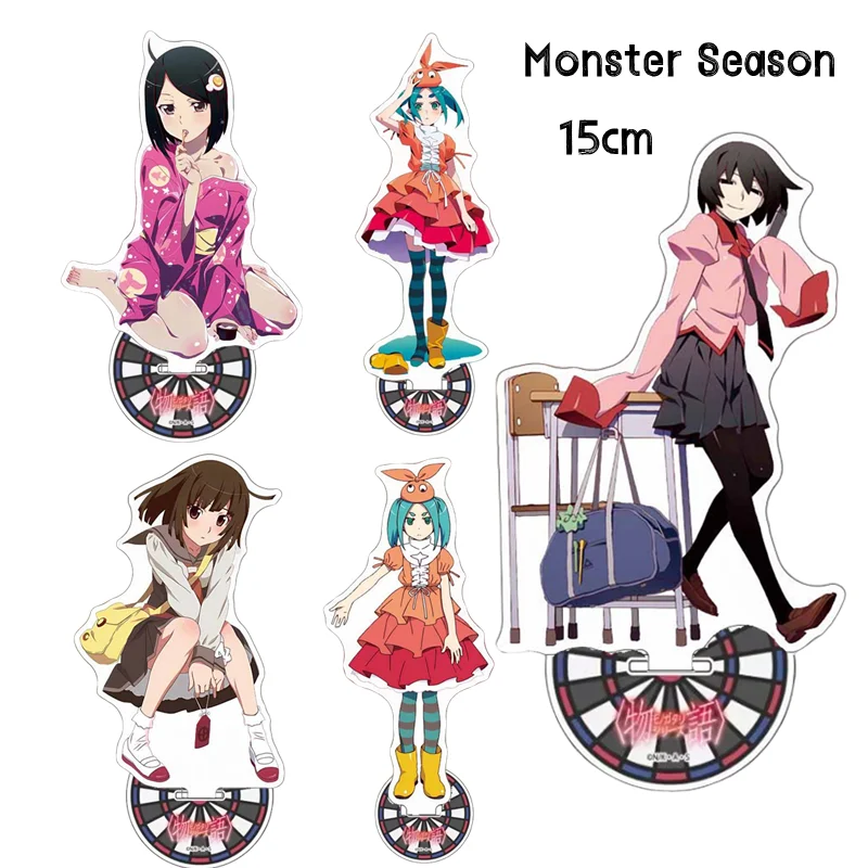 

Anime Off&Monster Season Acrylic Stand Figure Character Sengoku Nadeko Creative Cartoon Decoration Collection Gifts key chain