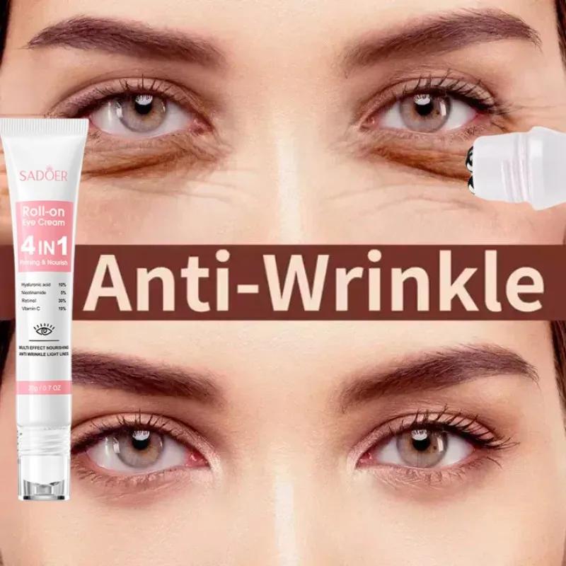 

Instant Eye Bag Removal Cream Collagen Anti-Wrinkle Fade Fine Lines Firming Skin Anti Dark Circle Puffiness Brighten Eye Care