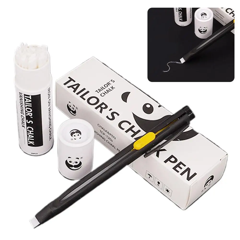 Tiza blanca para rascar, polvo Invisible para coser, repuesto de plástico, piezas gratuitas industriales, máquina de coser de repuesto C R1G4