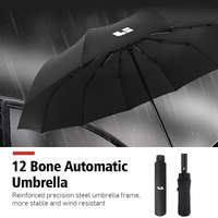 12 Bone Car Automatic Business Folding Umbrella Accessories For Leading Ideal Li Auto Lixiang One L7 L8 L9 L9 Max L6