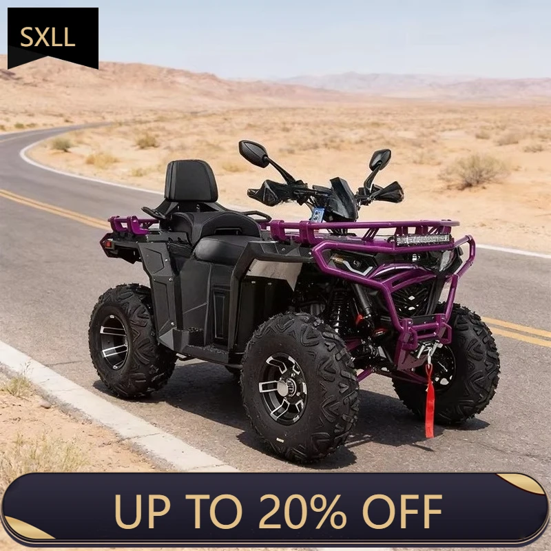 

SXLL Two-Seat Power ATV 4x4 Two-Seat Snowy Beach ATV with Reinforced Frame