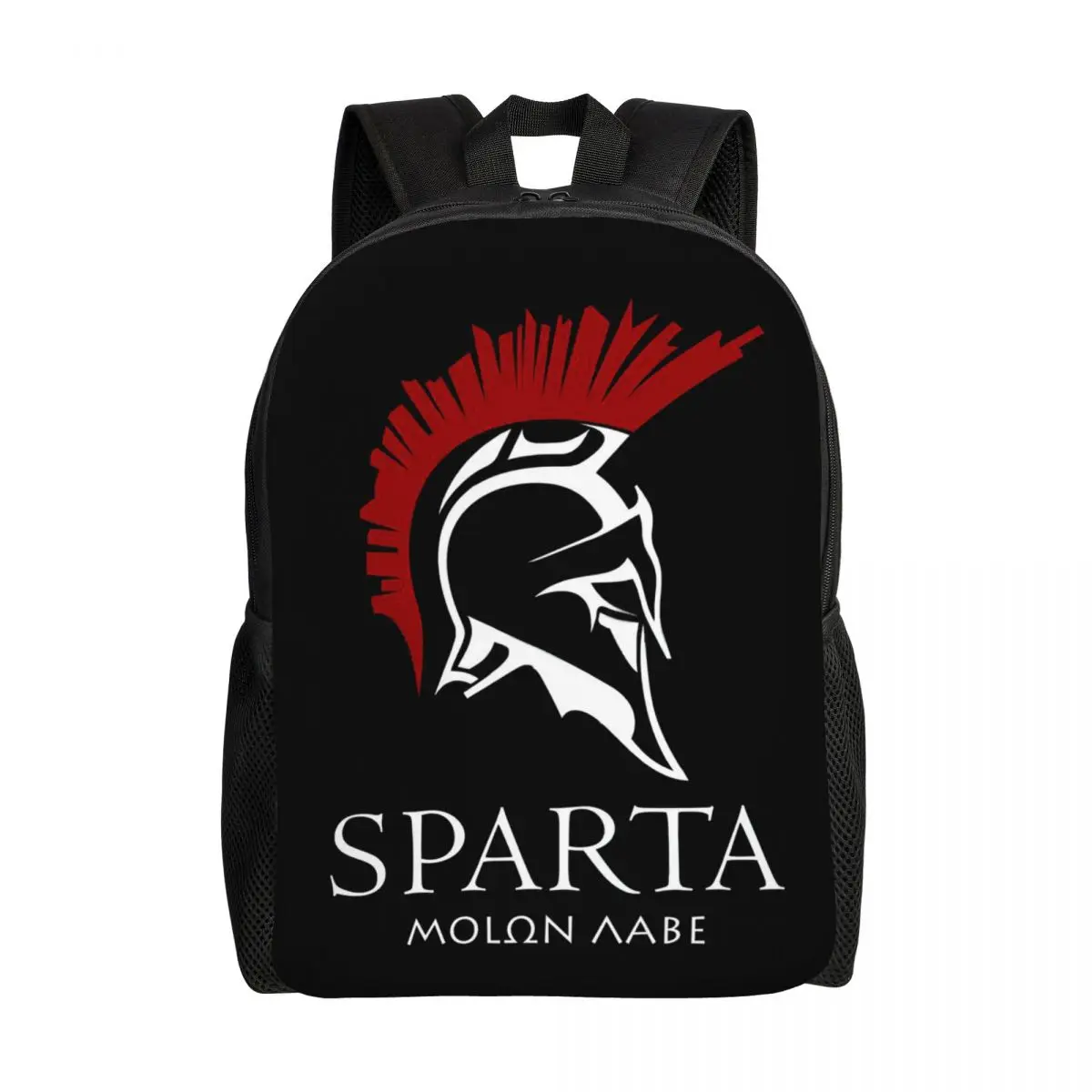 3D Printing Spartan Molon Labe Sparta Warrior Backpacks for Girls Boys School College Travel Bags  Bookbag Fits 15 Inch Laptop