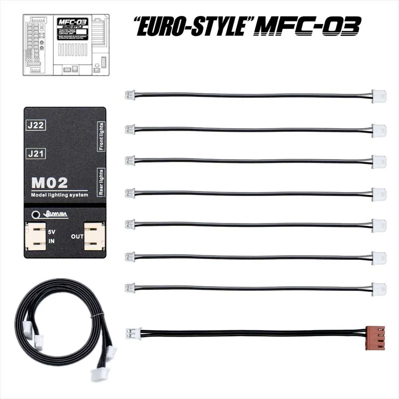 MFC-01 03 KZQ-M02 JV2.1 MFC Four-In-One Sound Set For 1/14 Tamiyaa RC Dump Truck Tractor Nooxionn JUWUBA DIY Toys Model Parts