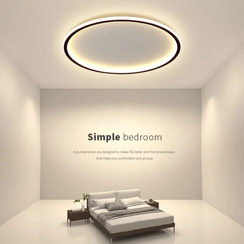 

Ultra-thin LED Ceiling Light for Bedroom Modern Minimalist Living Dinning Room Study Restaurant Lighting lustre Ceiling Lamp