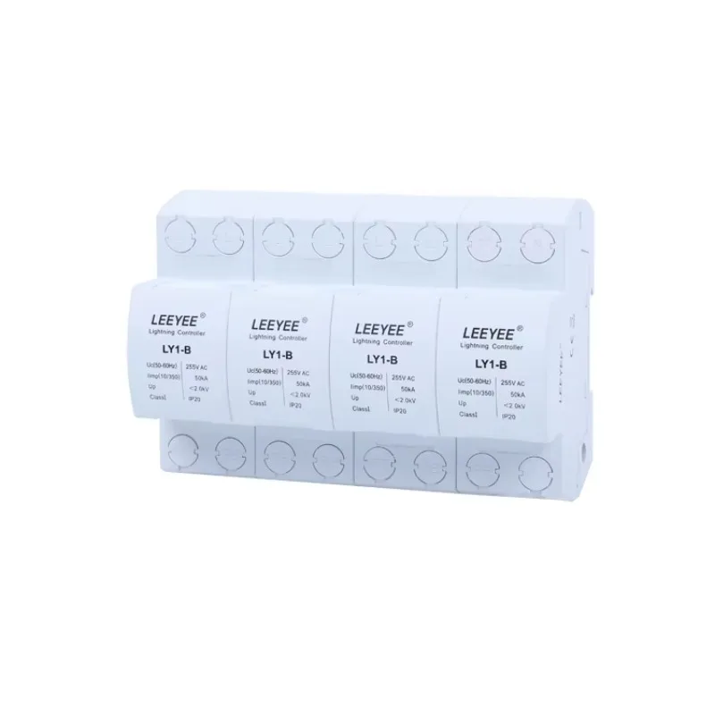 T1 Ac spd Surge Protector 50kA 4P Surge Protective Device for Low Voltage lightning Surge protection