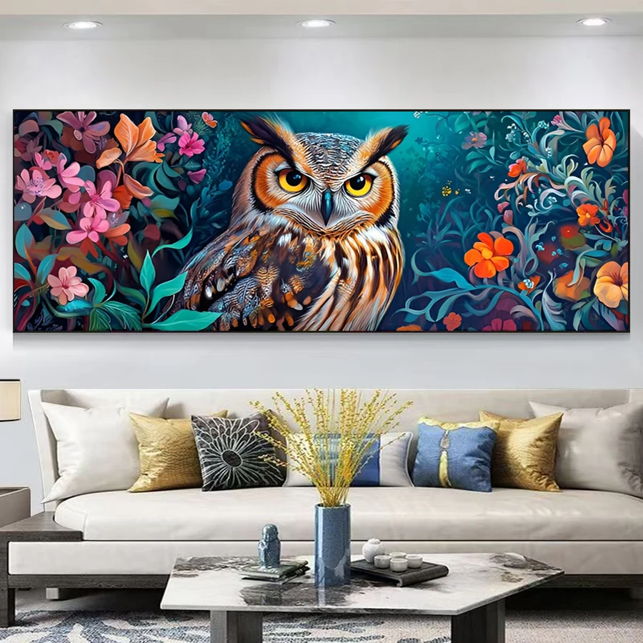 Diy Diamonds Art Painting Extra Large Size Owl Flower Mosaic Embroidery Sunflower Yak Picture Full Jewelry Cross Stitch Kits