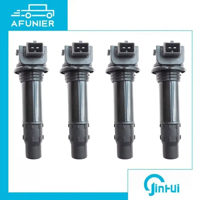 4Pcs Ignition Coil For CFmoto Motorcycle 300NK CF300-US 300SS CF300-3US CF300-5US 2022-2025 OE No.:0DM0-178000