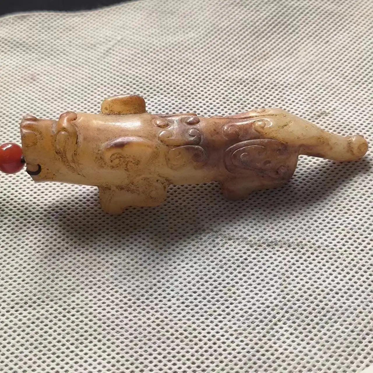 

1pcs/lot Natural Hetian Jade Pendant carved tiger realistic shape fine carving collection precious accessories gem jewelry diy