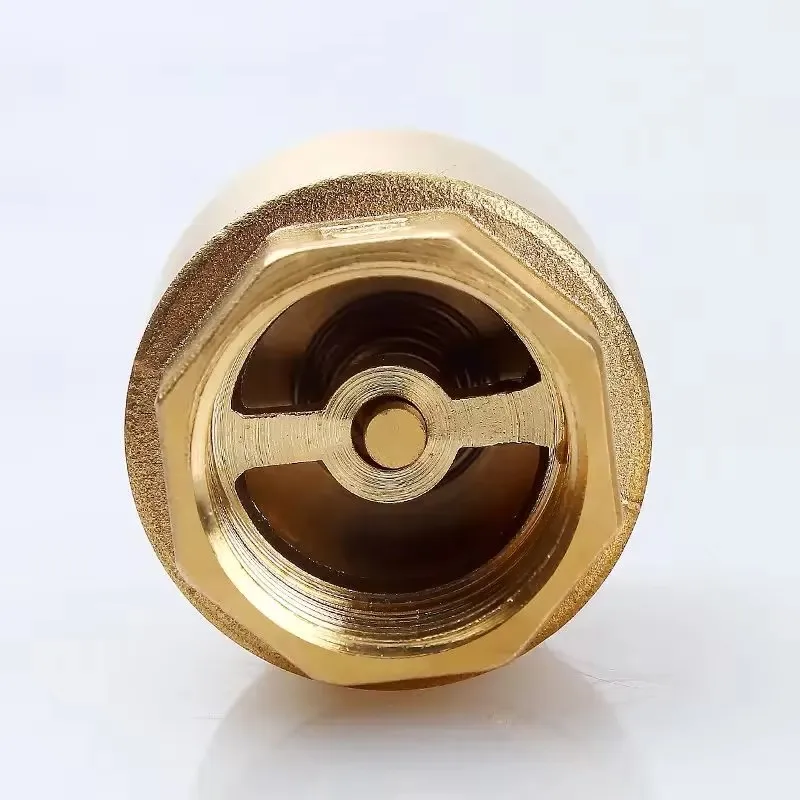 DN15/DN20/DN25 Non-Return Check Valve 200WOG Male for Water Gas Oil Control Devices Valve  NPT Brass Thread Check Valve One Way