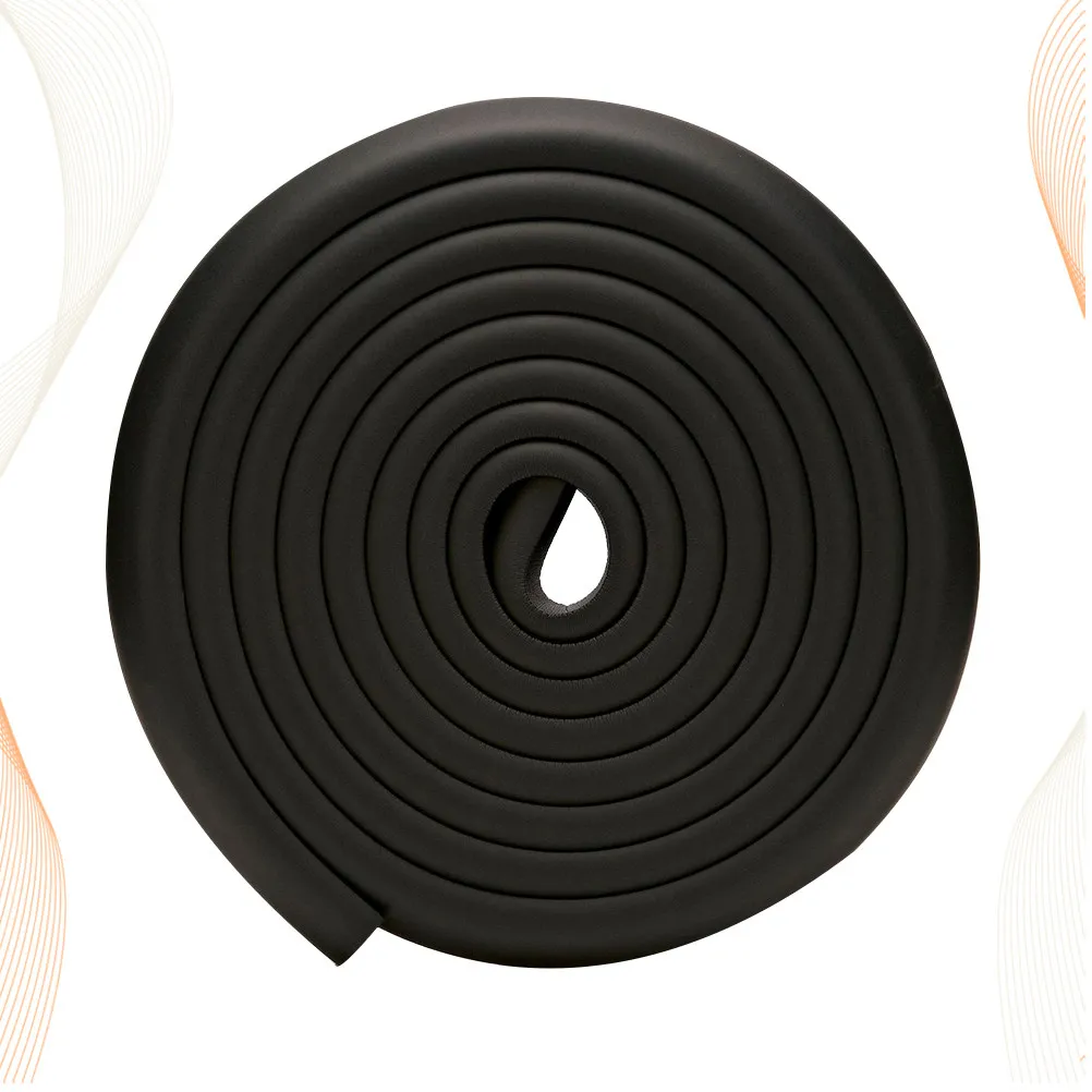 

6 Meters Anti Collision Strips for Baby Nbr Wall Bumper Safety Protection Belt Home Furniture Corner Guard Black
