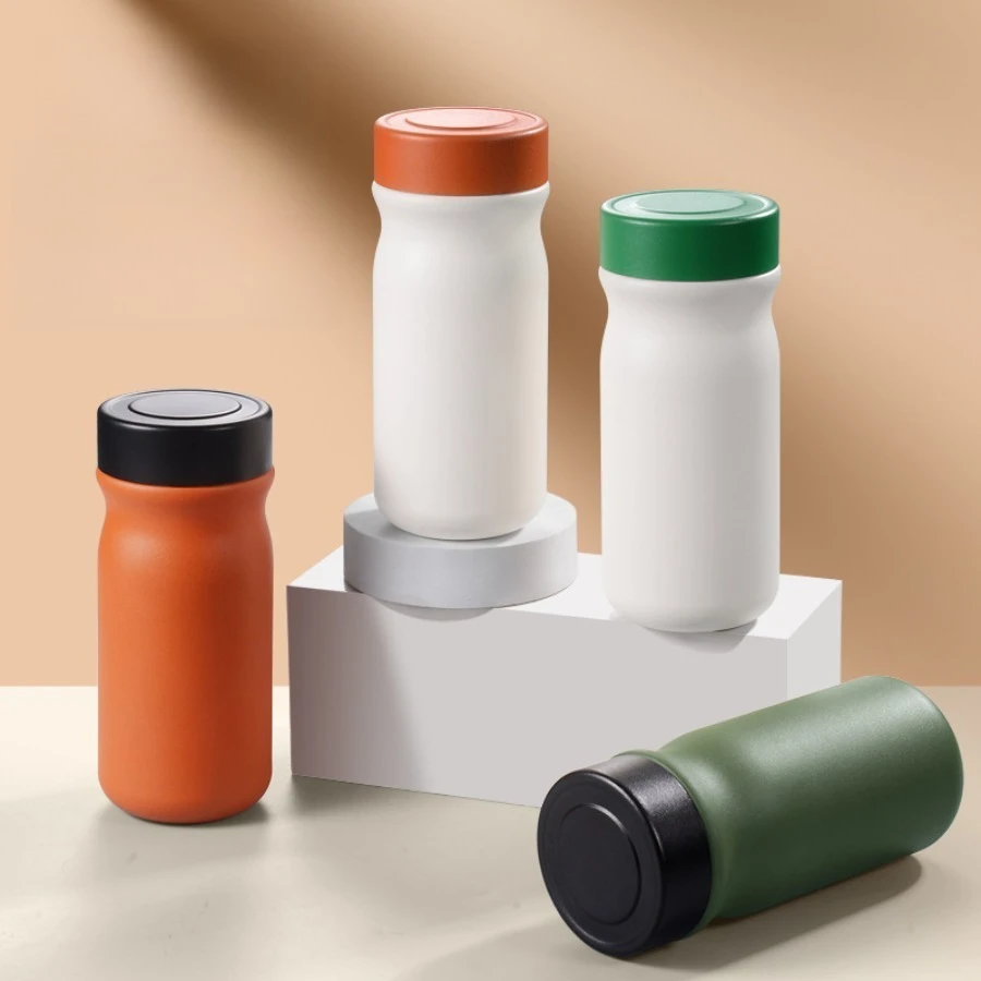 

Мини-компактная высокоцветная изоляционная чашка для кофе из нержавеющей стали, легкая роскошная текстура, чашки для воды премиум-класса