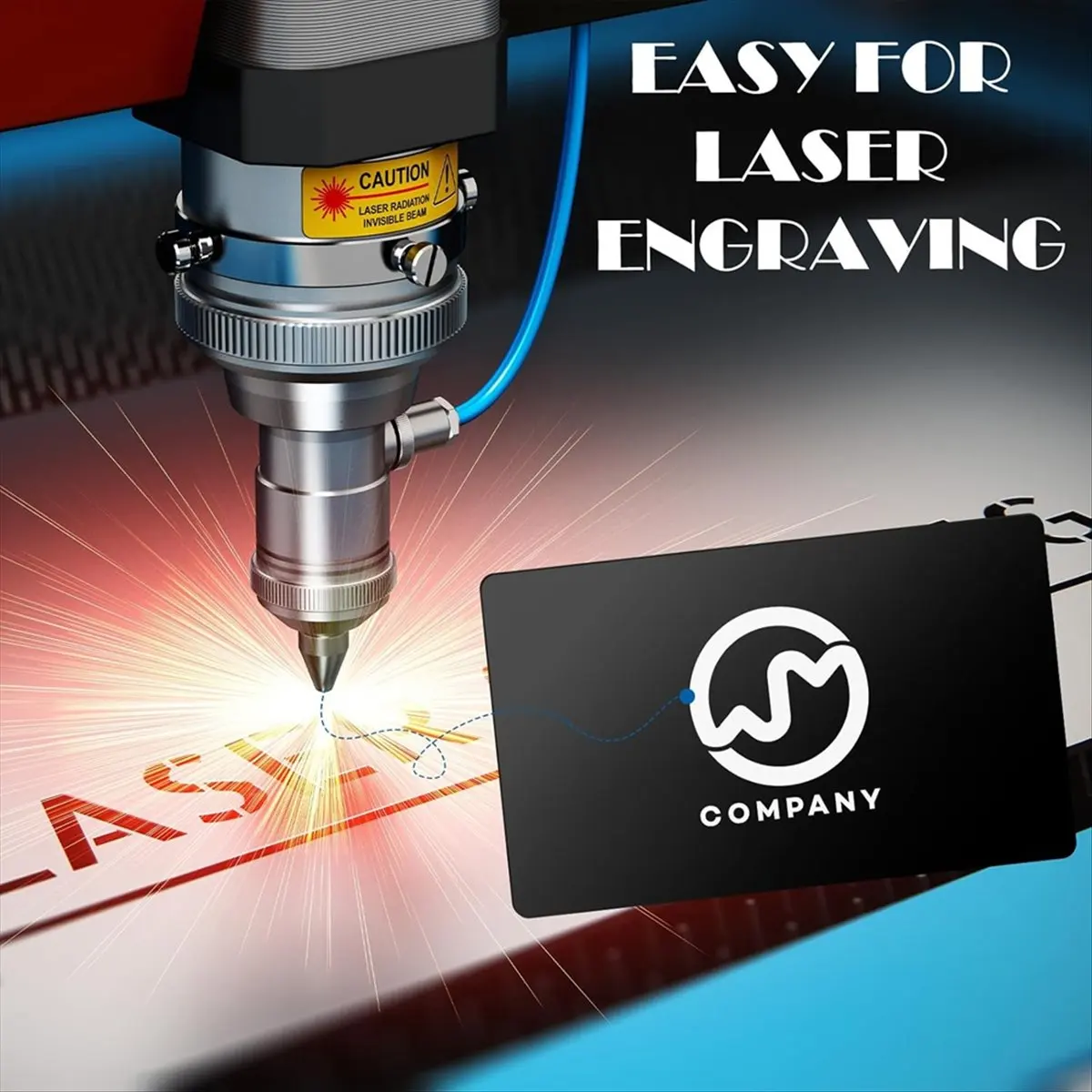 180 Pcs Metal Engraving Blanks Colorful Aluminum Sheet Laser Engraving Business Card Engraving DIY Gift Cards A-A51M
