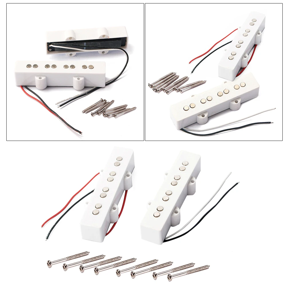 

4 String Bass Pickup Professional Bridge Neck Guitar Parts and Accessories Open Style JB