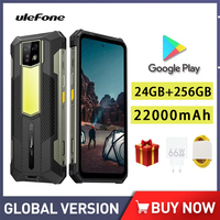 Ulefone Armor 24 Rugged Phone 22000mAh Battery 24GB RAM+256GB ROM Smartphone Android 14 64MP+64MP 6.78 Inch 120Hz Cellphone NFC