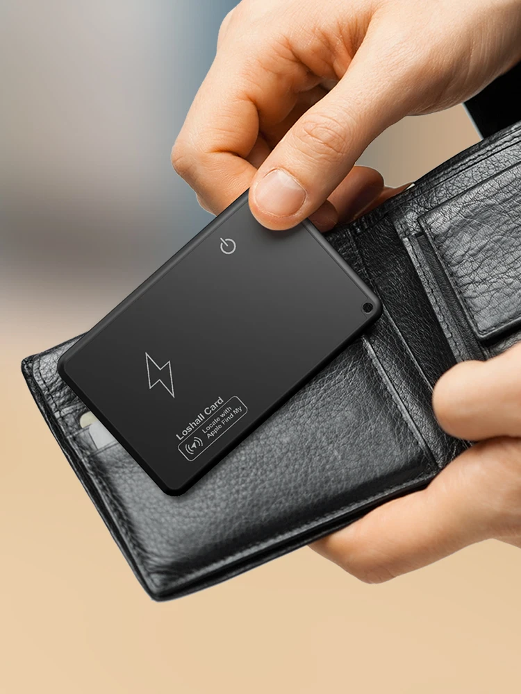 GPS-локатор с беспроводной зарядкой, водонепроницаемый, для работы с Apple Find My App, локатор предметов, устройство слежения для багажной бирки, кошелька, паспорта