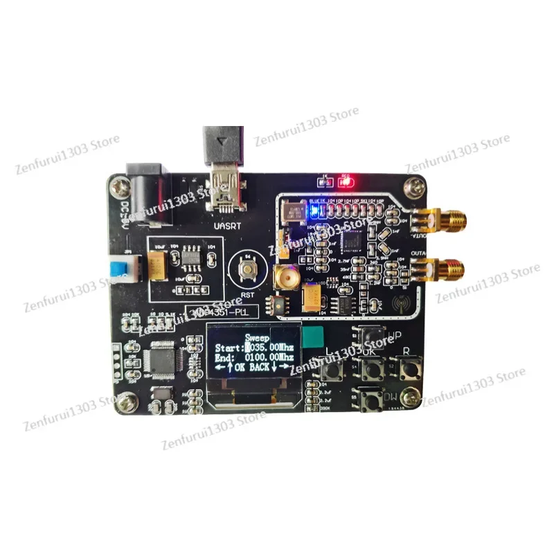 ADF4351 Onboard Module 35M-4.4G Frequency Sweeper STM32 Single Chip Microcomputer Phase Locked Loop RF Signal Source