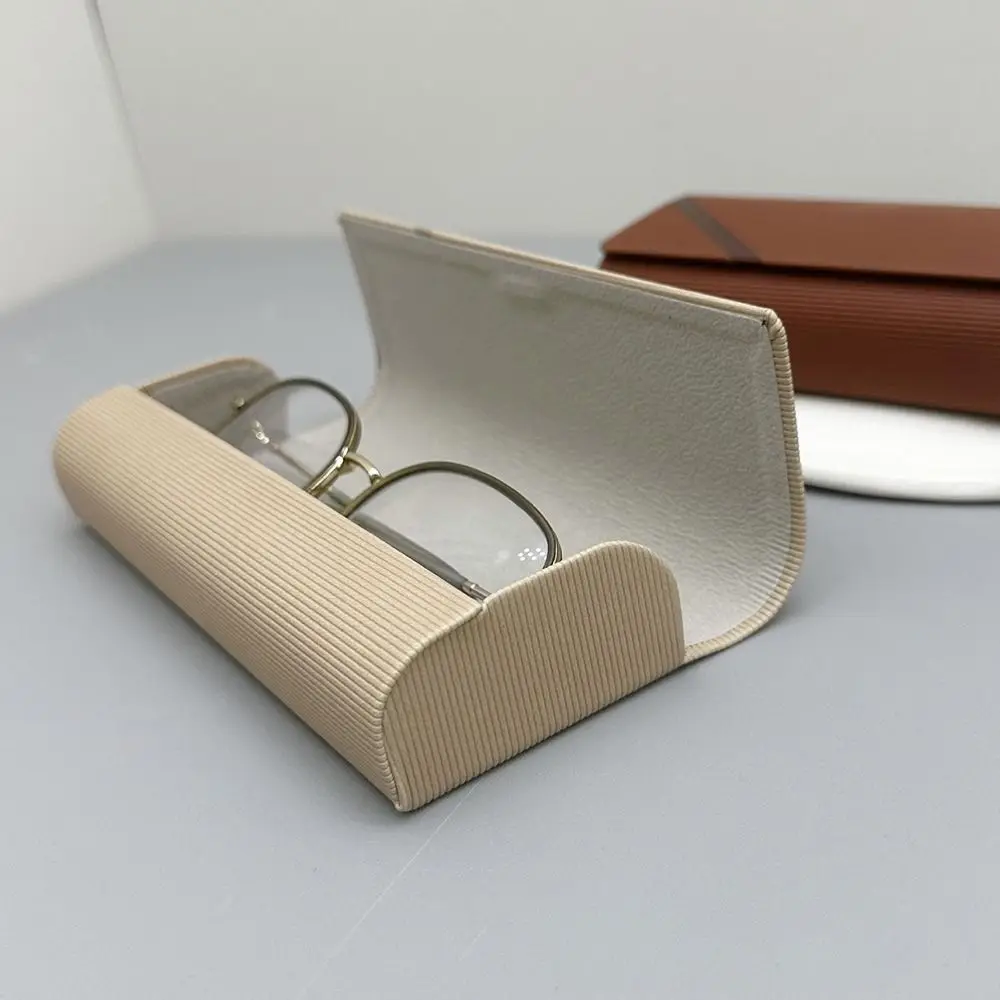 بو الجلود نظارات صناديق حامل الإبداعية متعددة الوظائف قلم الحواجب صندوق الإجهاد المقاومة قصر النظر نظارات حالة الرجال النساء #2