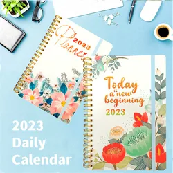 Daily Calendar Planner Notebook 2023 Weekly Monthly Office Agenda Organizer Time Management Personal Appointment Journal Wedding