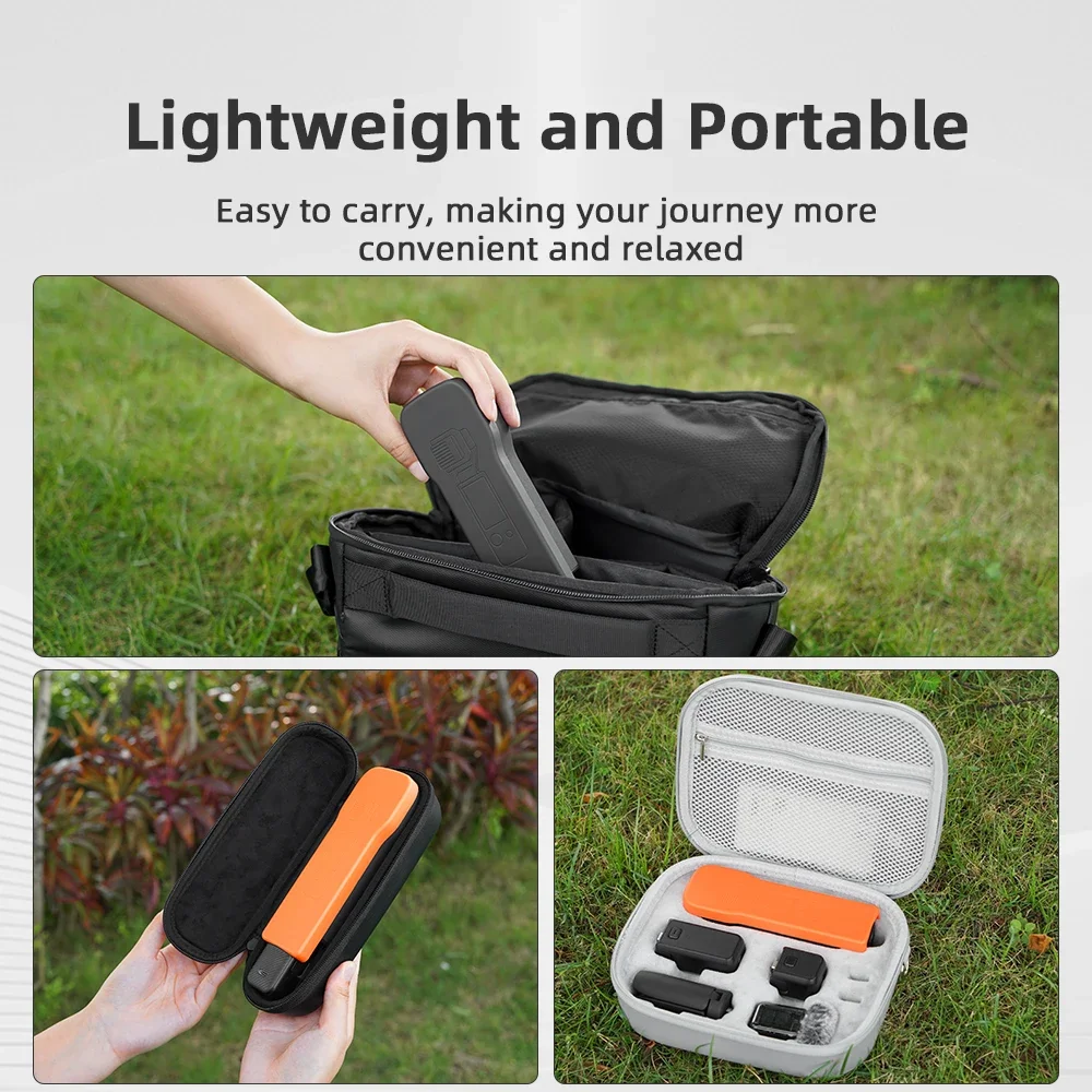 Flymile protetor capa de lente para dji osmo pocket 3 anti-risco absorção de choque capa gimbal câmera escudo protetor acessório