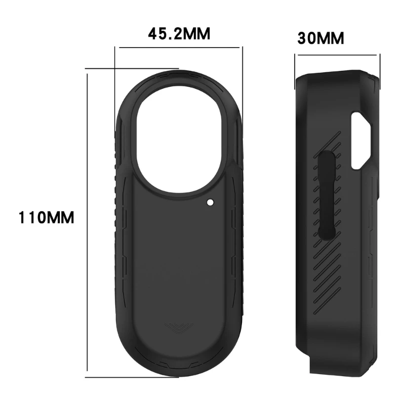 Carcasa agradable para piel para cámara GarminVaria RCT715, luz trasera, funda antideslizante