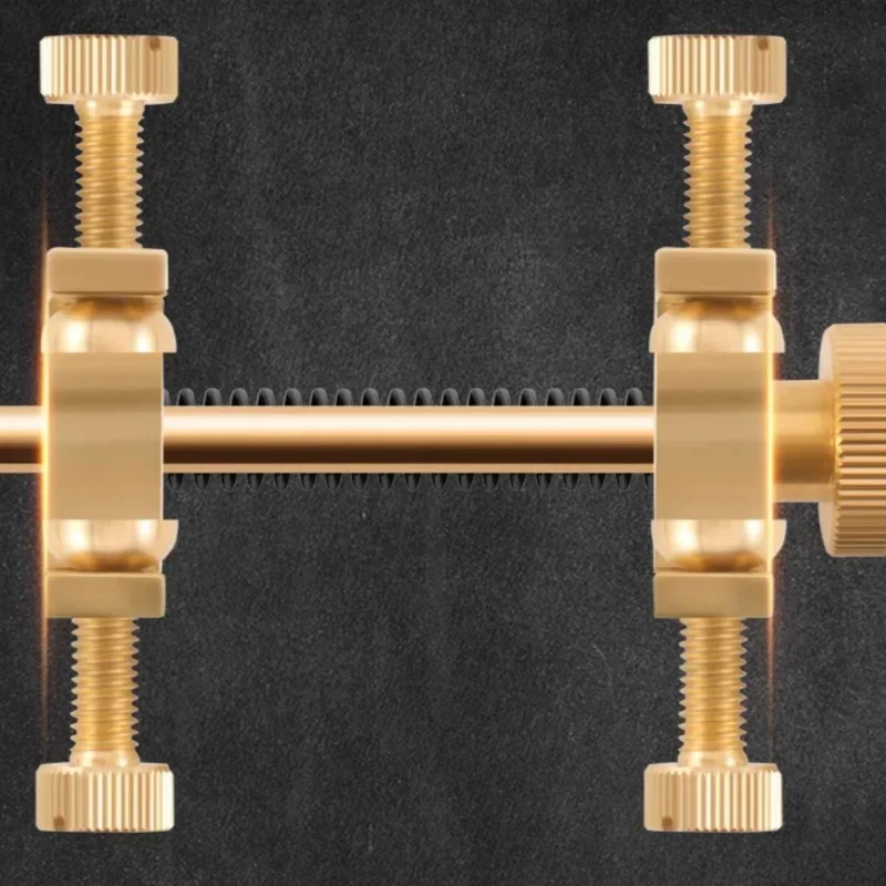 Premium Universal Brass Double Sided Stand, Violin Cello Edge Clamp Rack Professional Instrument Making & Repair