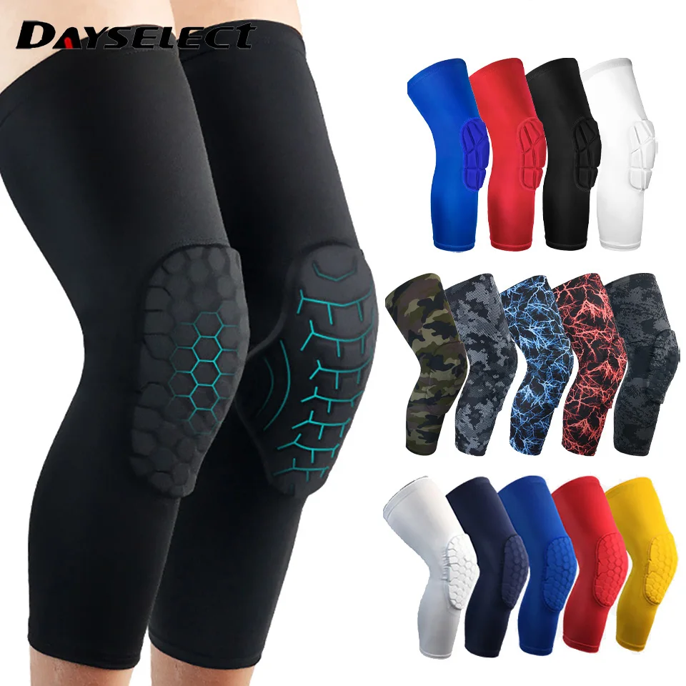 Sports Elastic Knee Pads Sports Fitness Kneepad Fitness Gear Patella Brace Running Basketball Volleyball Sleeve Support