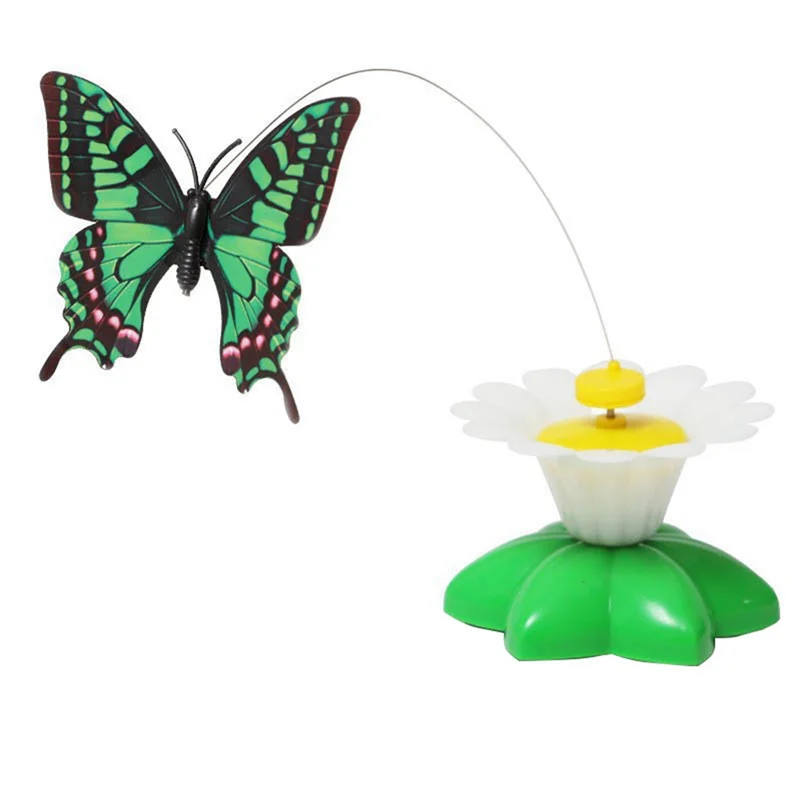 B62B-Pet Rotating Electric Flying Colorful Interactive Intelligence Training Rotating Funny Easy Install Easy To Use