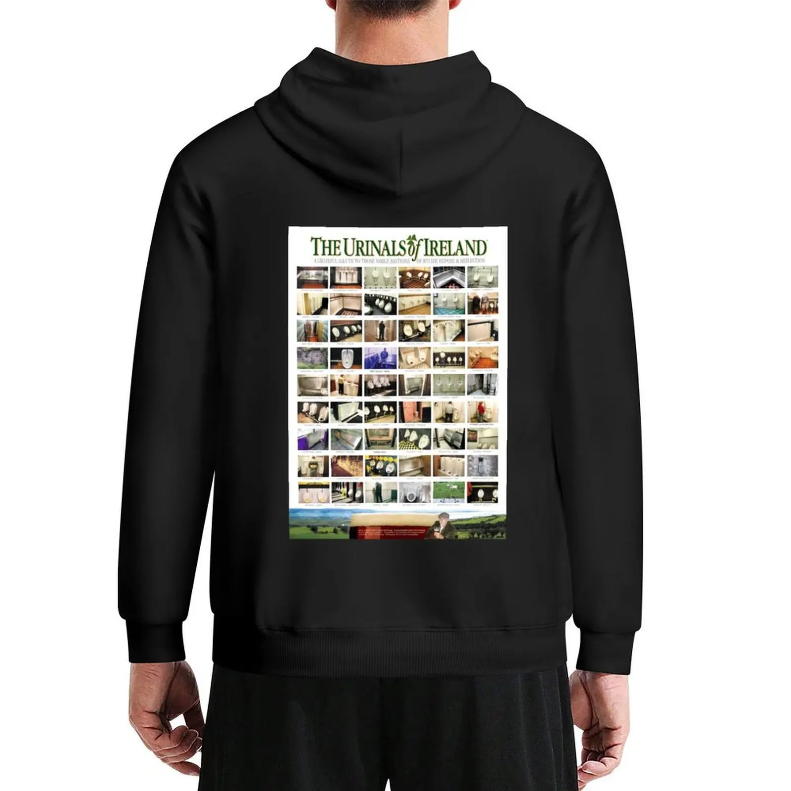 

The Urinals of Ireland Poster Hoodie men's sweat-shirt set hooded shirt aesthetic clothing men clothes big size hoodie