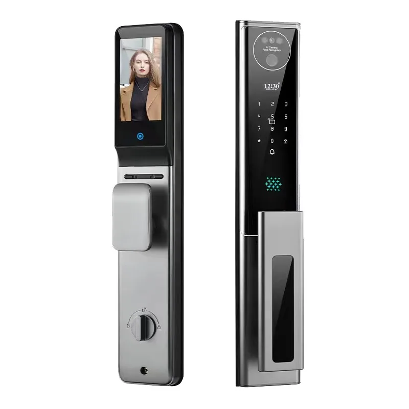 waterproof smart door lock courtyard door villa opposite door facial recognition anti-theft door fingerprint password lock