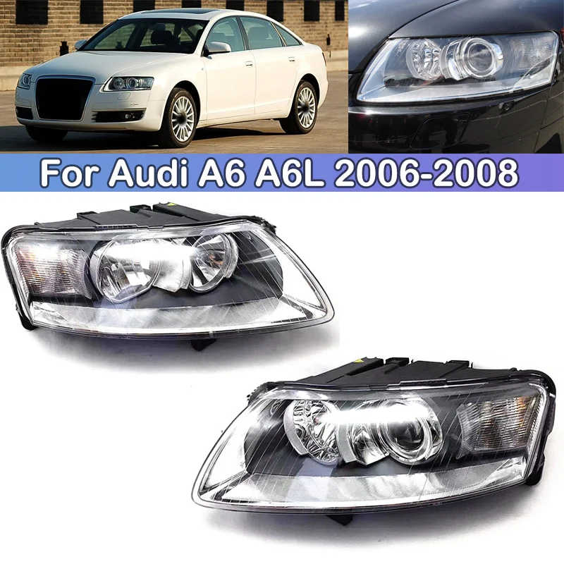 

Ксеноновая фара DECHO для Audi A6 A6L 2006 2007 2008, передний бампер, фара головного света, головная лампа