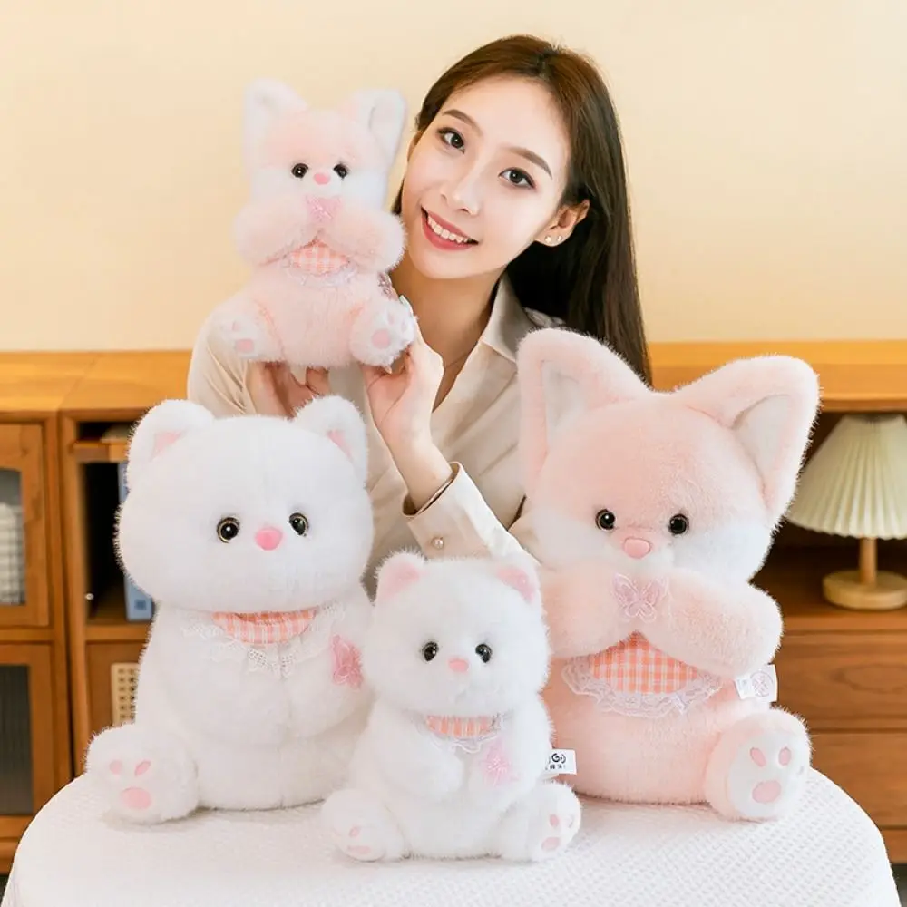 

Сопровождающий нагрудник, плюшевая игрушка для кошек, пушистые уши, мягкая плюшевая кукла для кошек, кавайные милые мягкие игрушки, плюшевые игрушки для друзей