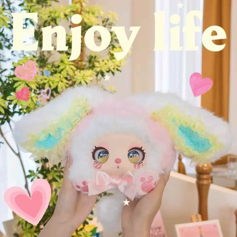 

Baby Three Liila'S Marshmallow Bunny Bag Plush Blind Box Shoulder Bag Cute Plush Bag Pendant Surprise Gift For Girls