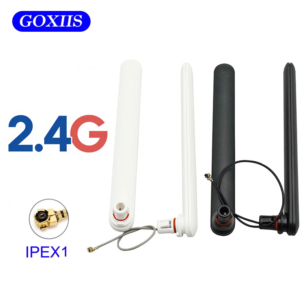 2PCS 2.4G WiFi Antenna 13dBi Signal Booster for Routers/Wireless Cards
