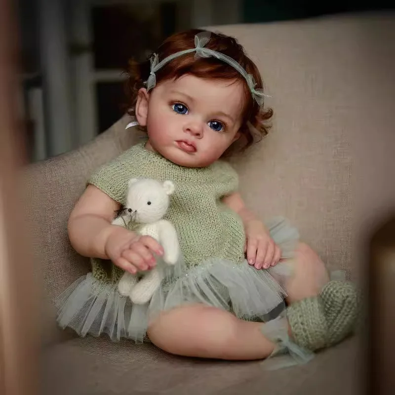 Muñeca Reborn realista – Muñeca Bebé Realista Bañable de 60 cm