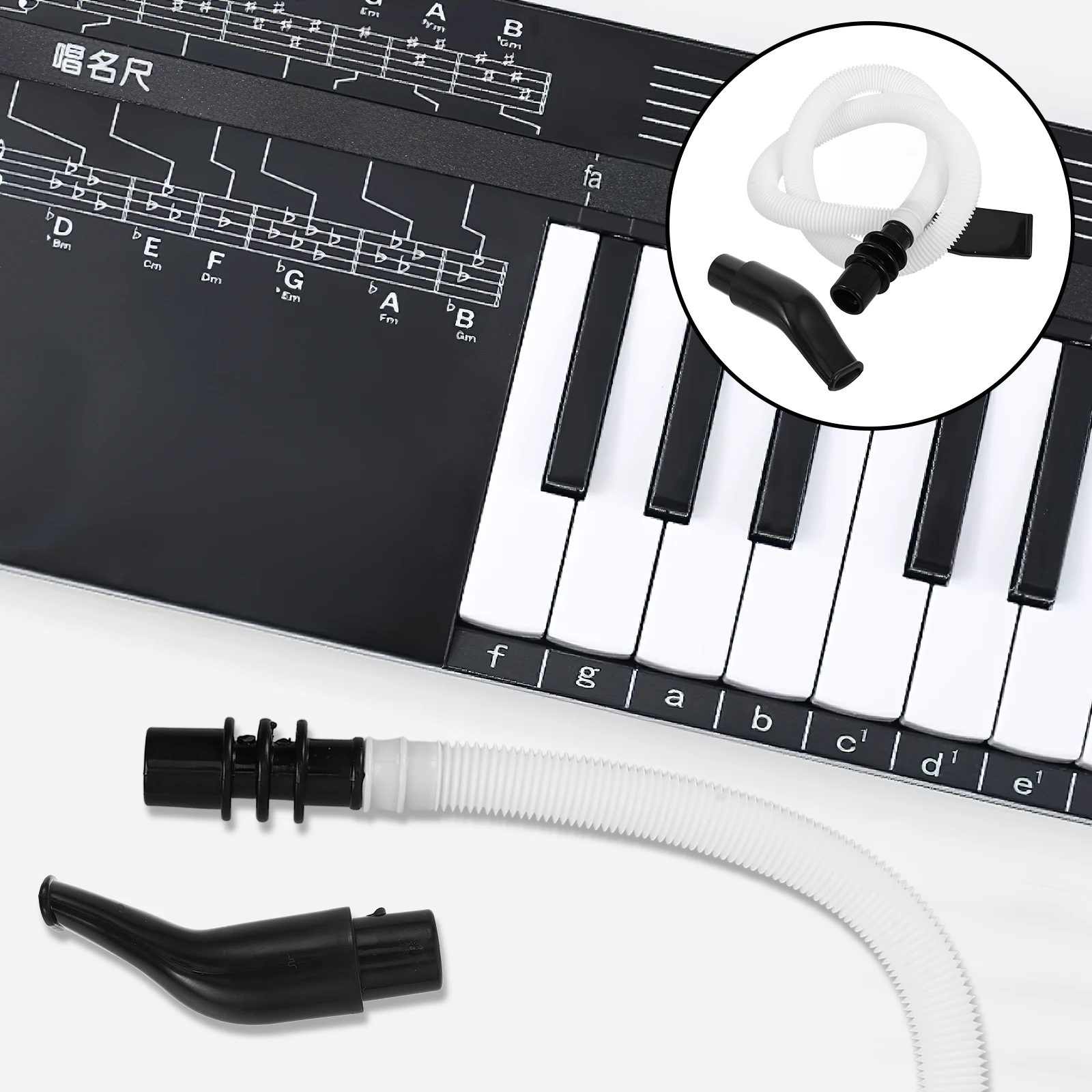 

Pianica Accessories 32 Keys 37 Keys Flexible Melodica Tube Mouthpiece Set Replacement Music Instrument Parts Keyboard
