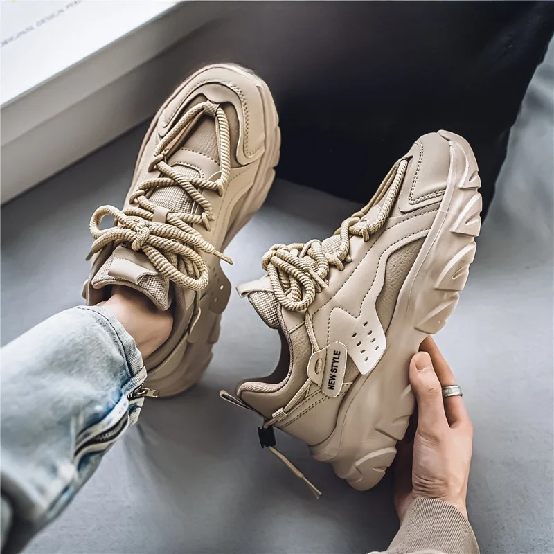 

Agsdon Dad oes Мужские Thi Bot Heightening Running High Sensation Sports oes Trendy Fall oes Молодежный корейский сле