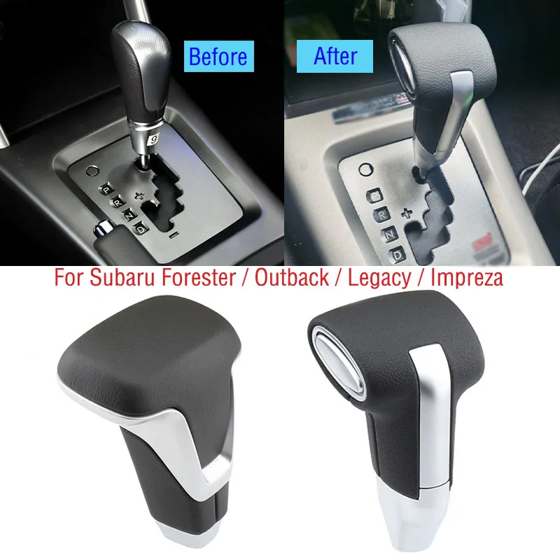 

For Subaru Forester 04-13 Outback Legacy Impreza 05-13 Car Automatic Transmission Gear Shift Knob Handball Lever Shifter Head