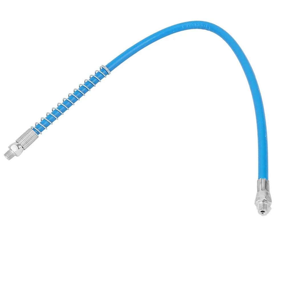 10000 PSI Grease Gun Whip Hose Explosionproof Quick Release Flexible Grease Hose Spring Flex Grease Gun Replacement Hose